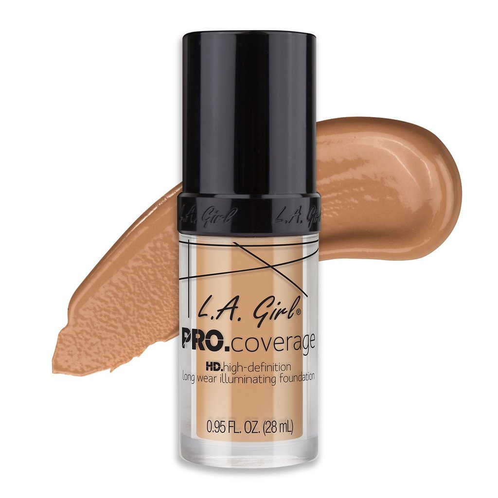 L.A. Girl Pro Coverage Liquid Foundation, Natural - (644) - ADDROS.COM